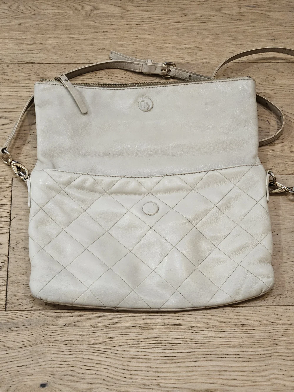 Kate Spade New York Emerson Place Carson Quilted Crossbody Bag - Ivory / White